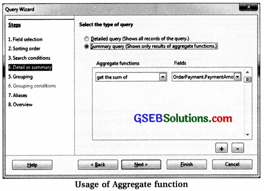 Computer Class 11 GSEB Solutions Chapter 11 Retrieving Data Using Queries 14