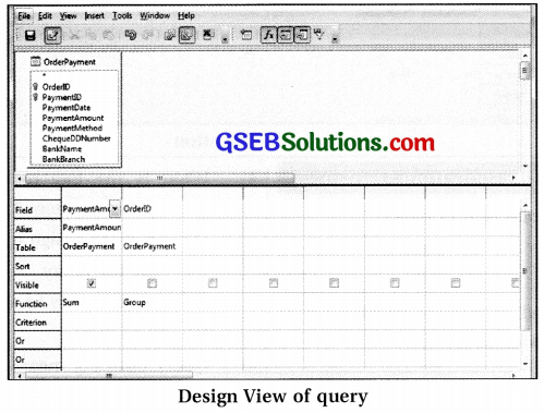 Computer Class 11 GSEB Solutions Chapter 11 Retrieving Data Using Queries 16