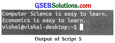 Computer Class 11 GSEB Solutions Chapter 7 Vim Editor and Basic Scripting 15