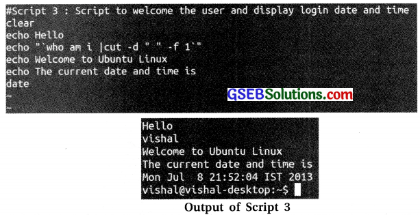 Computer Class 11 GSEB Solutions Chapter 7 Vim Editor and Basic Scripting 5