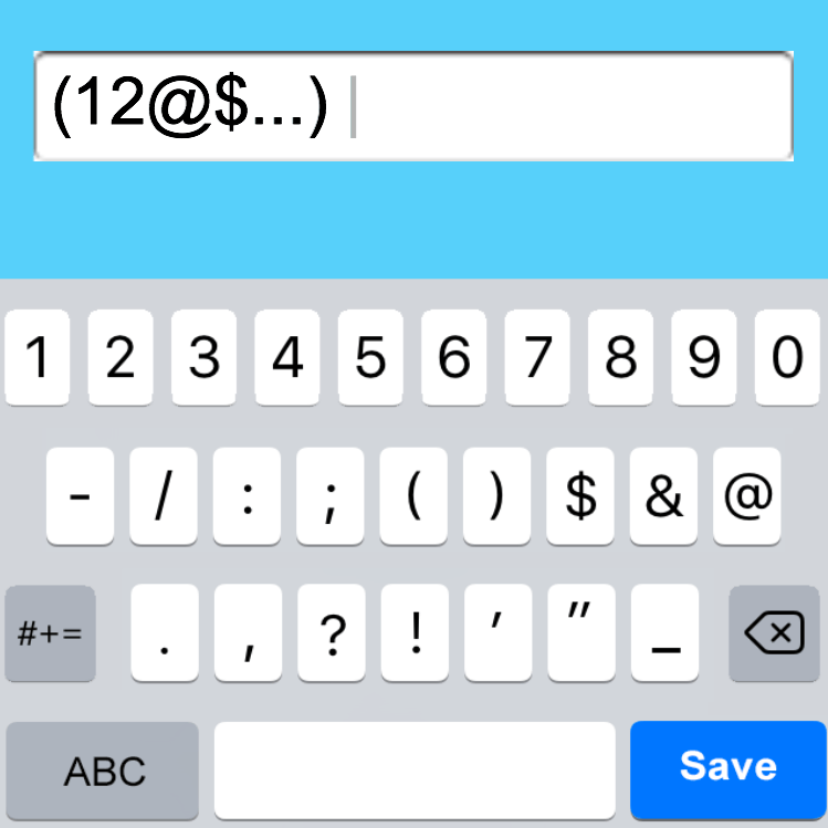 iPhone Keyboard GSHelper