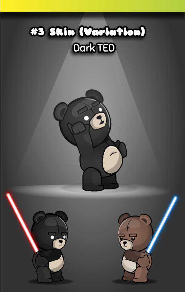 TED The Teddy Bear Character Sprites