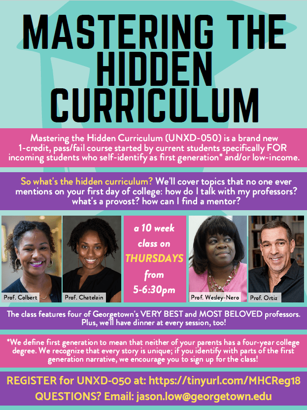 Mastering the Hidden Curriculum Scholars Program