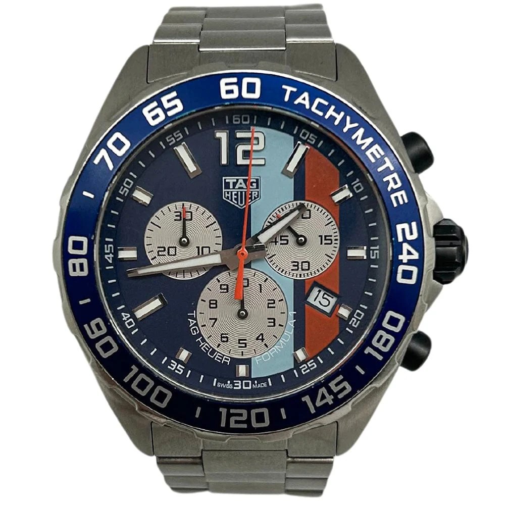 Tag Heuer Formula 1 Gulf Watch Gold & Silver Pawn Shop