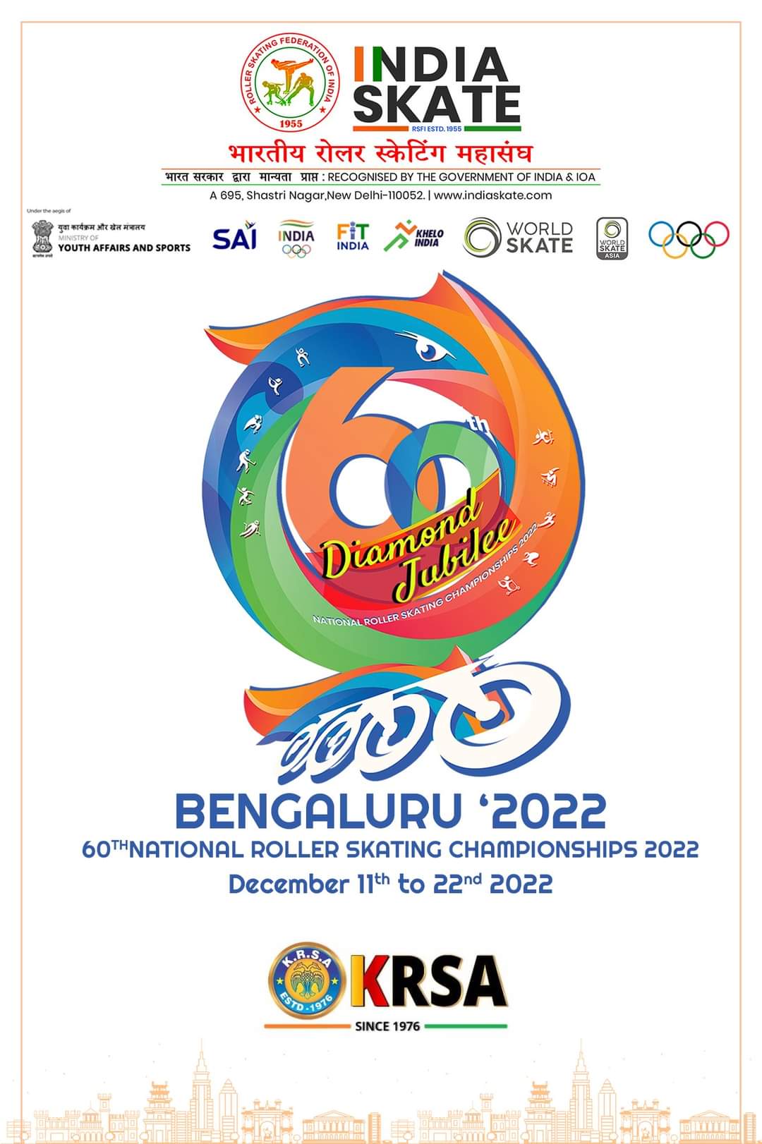 60th NATIONAL ROLLER SKATING CHAMPIONSHIP 2022 GSRSA