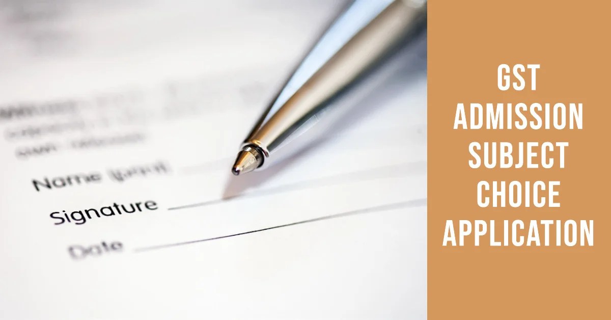 GST Admission Subject Choice Result 2024