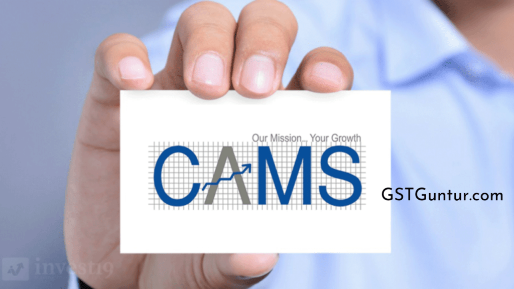 CAMS & KARVY Registrar and Transfer Agent, Mutual Funds GST Guntur