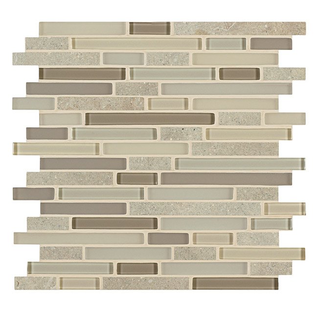 Ebb & Flow Sand & Surf Linear Mosaic 11 3/4" x 13"