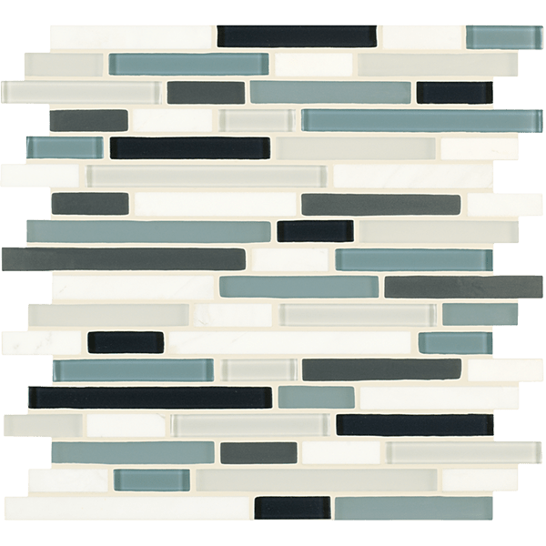 Ebb & Flow Sand & Surf Linear Mosaic 11 3/4" x 13"