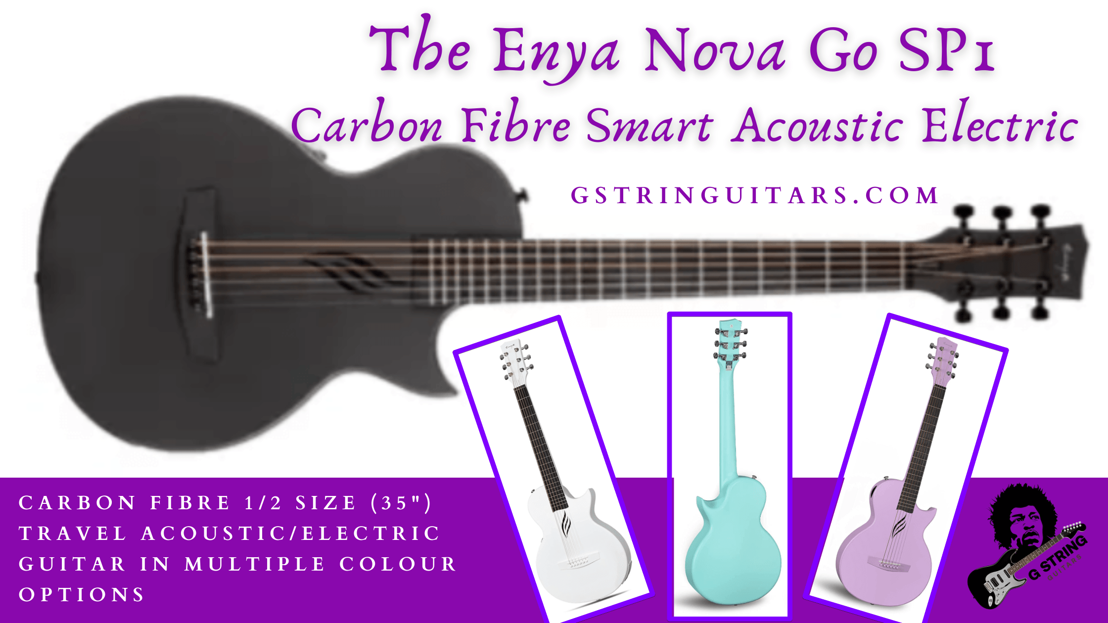 The Enya Nova Go Guitar SP1 Travel Acoustic - G Stringuitars