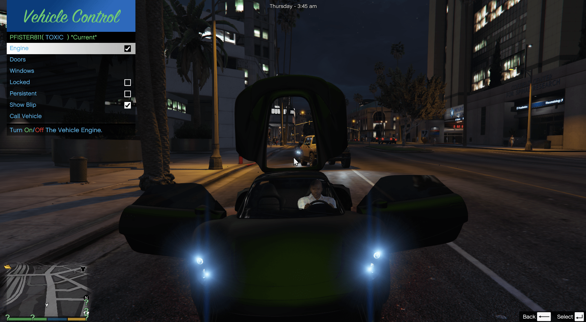 Vehicle Control 1.5c GTA 5 mod