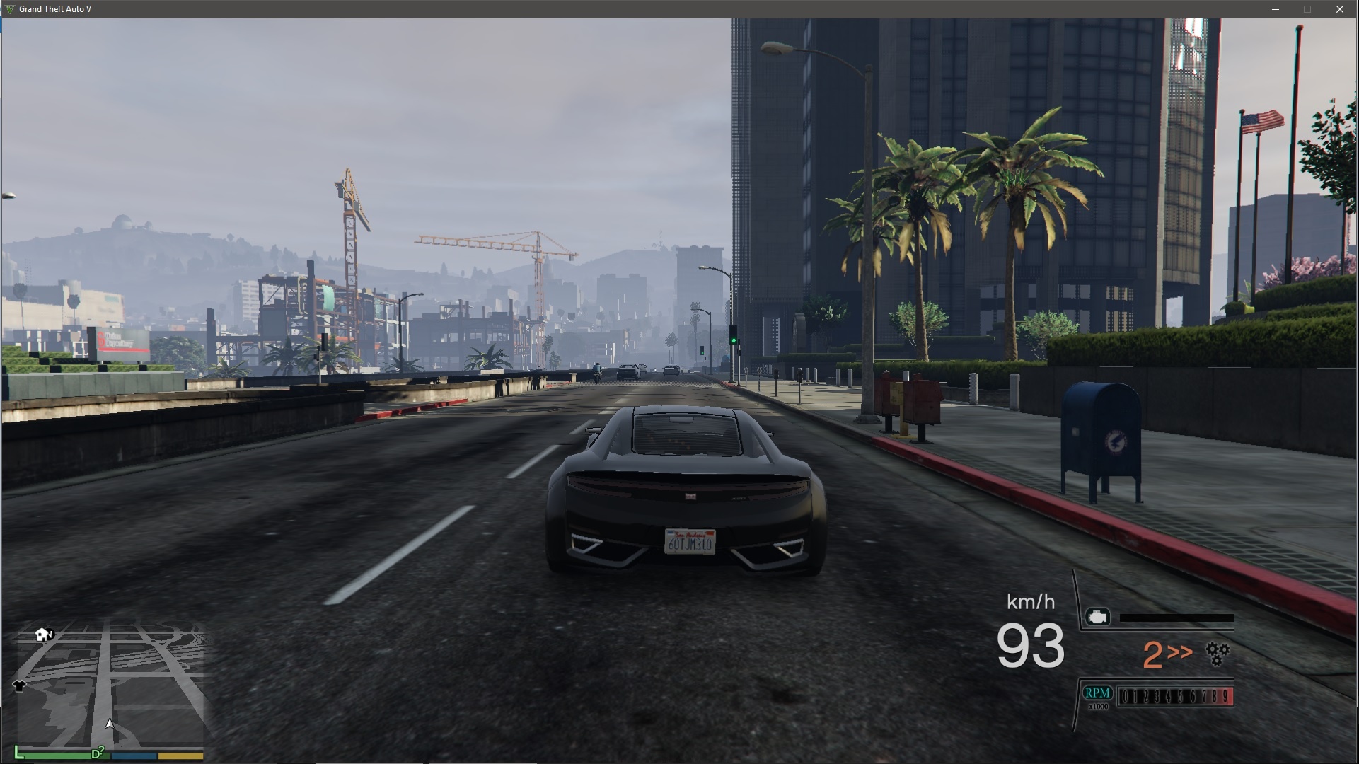 NFS gauge RPM Gear Speedometer & Timer 2.63.2 GTA 5 mod