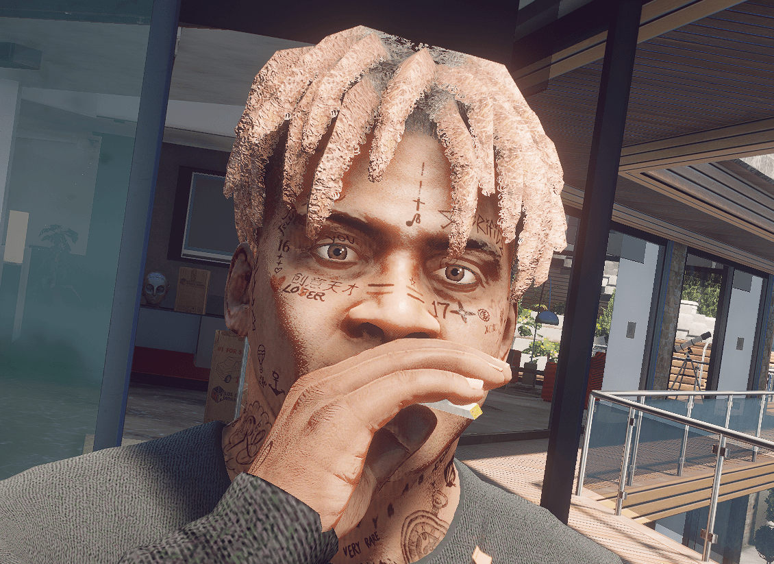 Overdone Face Tattoos For Franklin 2.0 – Gta 5 Mod 823_x_1130_png
