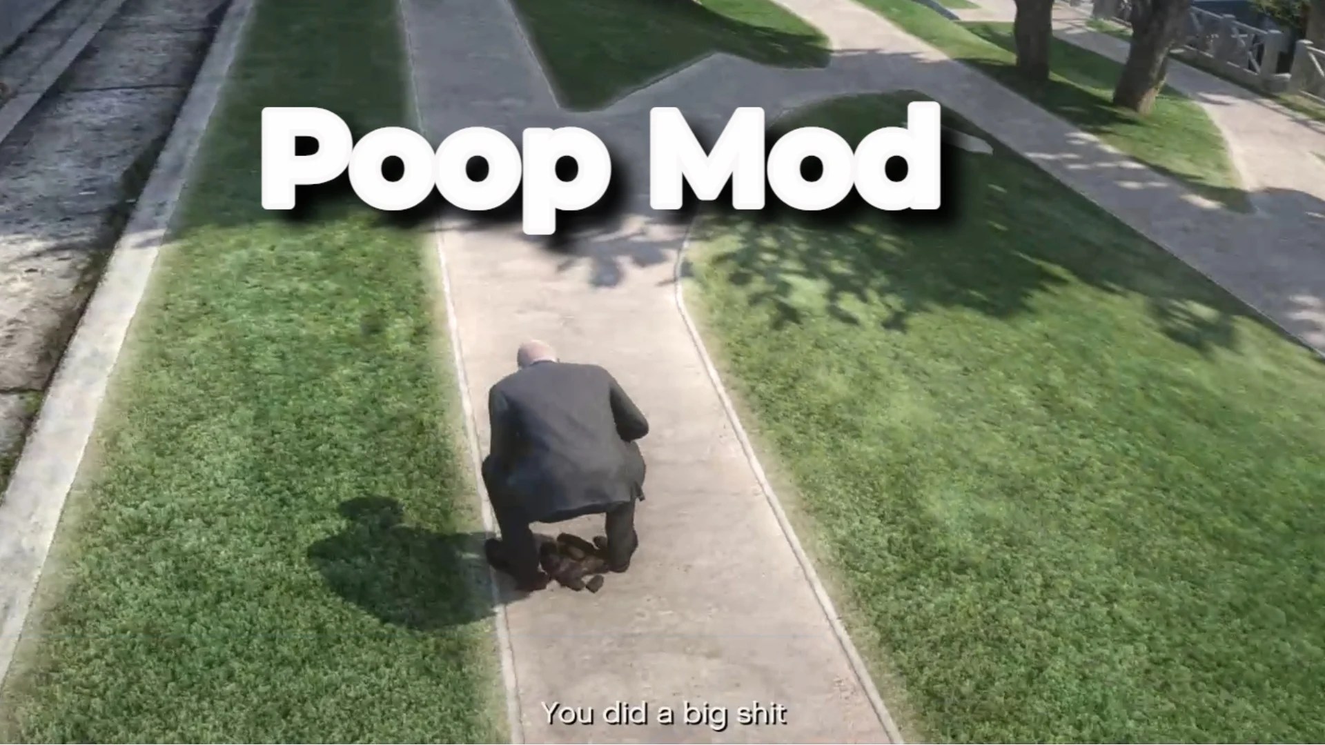 Poop 1.0 GTA 5 mod