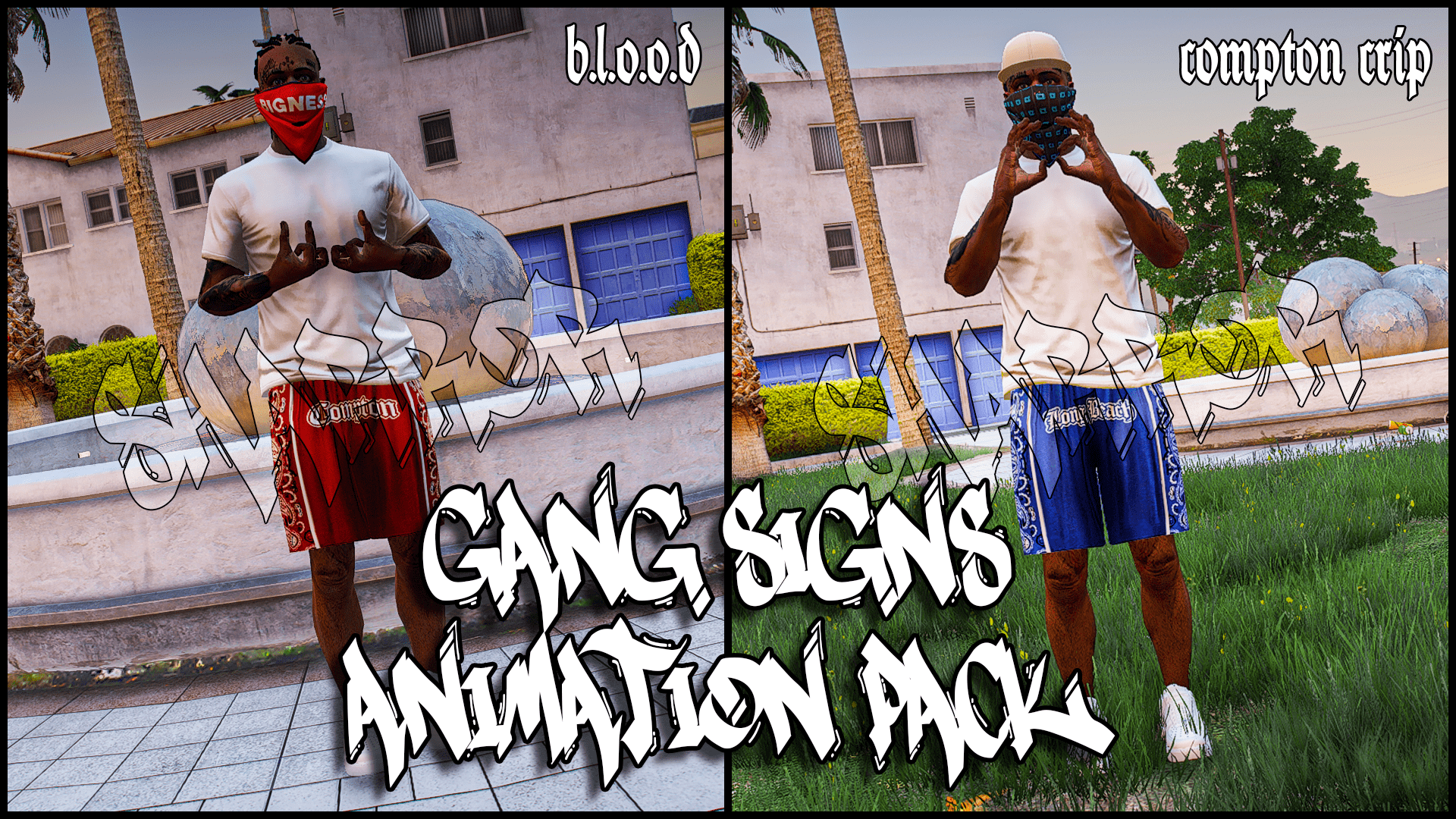 Gang Sign Pack V1.0 GTA 5 mod