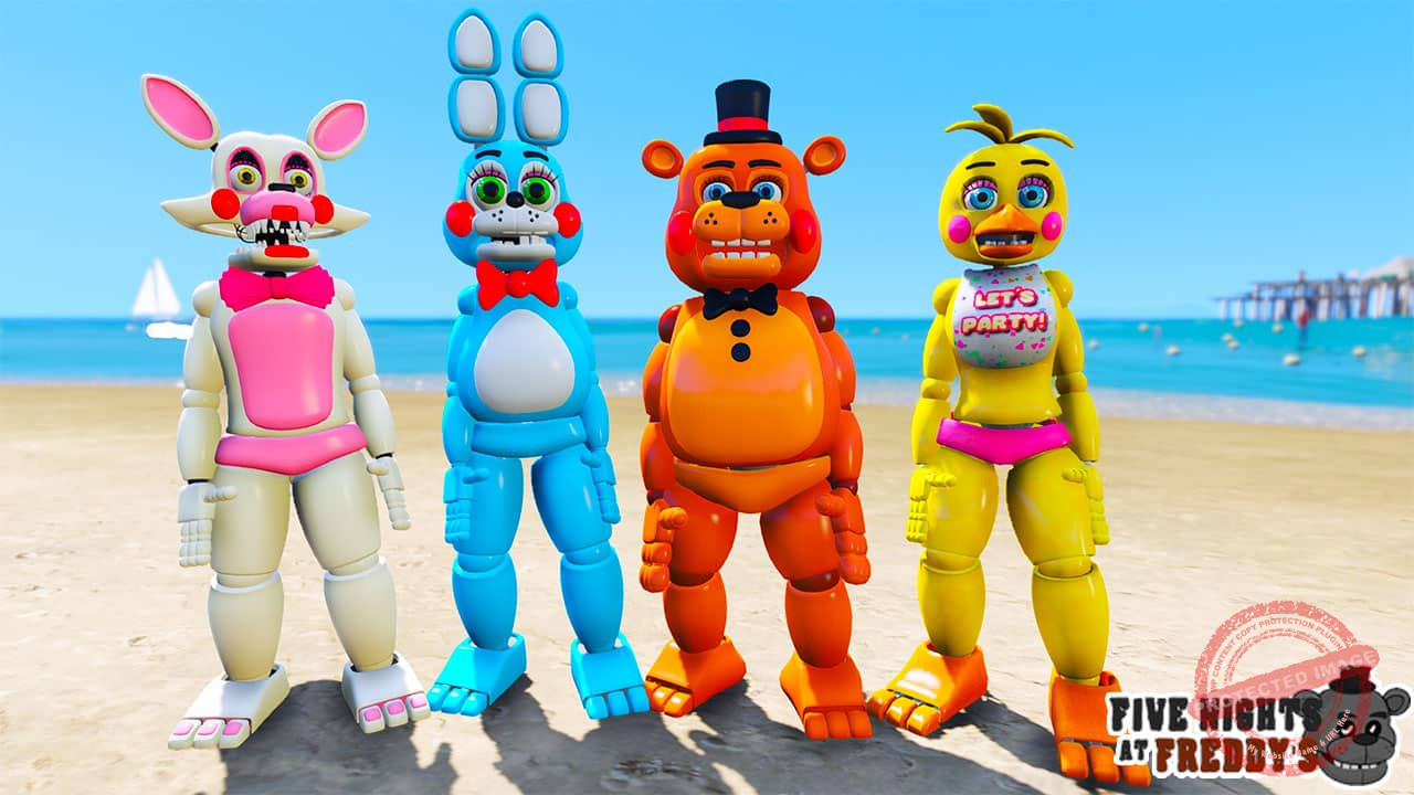 fnaf 5 animatronics