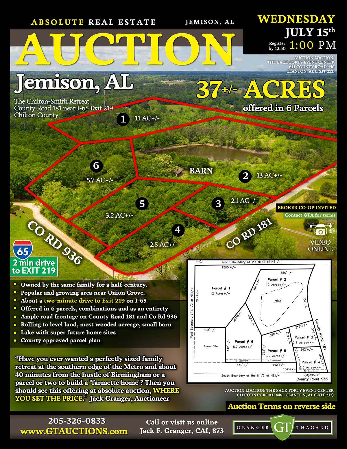 JulyJemison Granger & Thagard Auction and Marketing