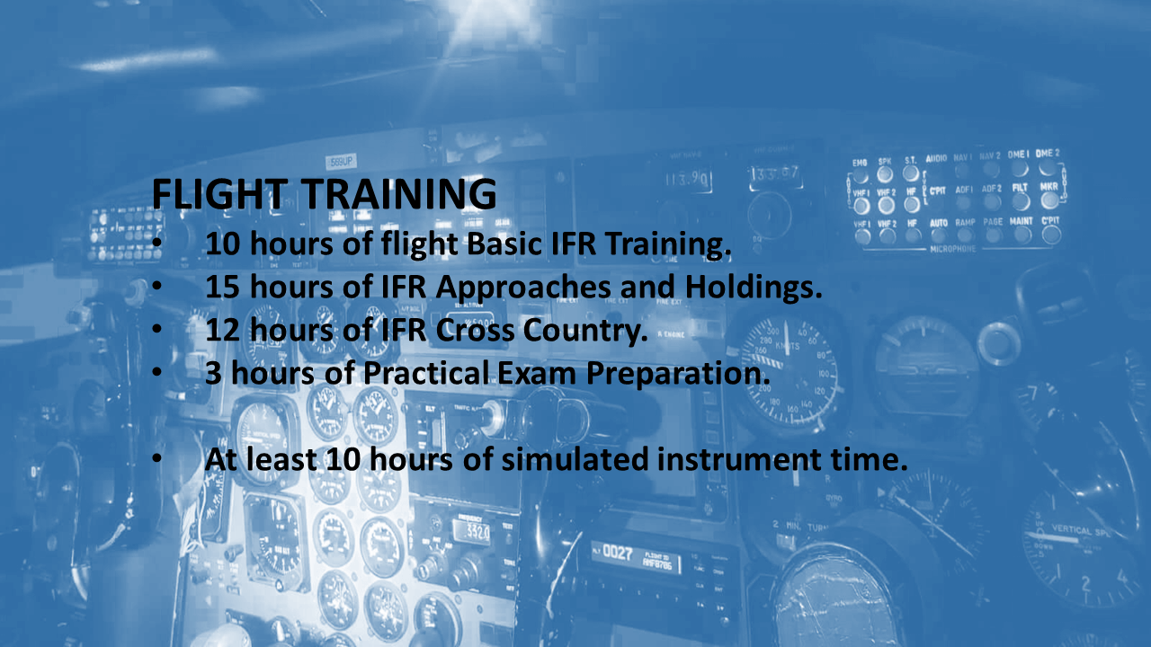 INSTRUMENT RATING GTA Aviation Training