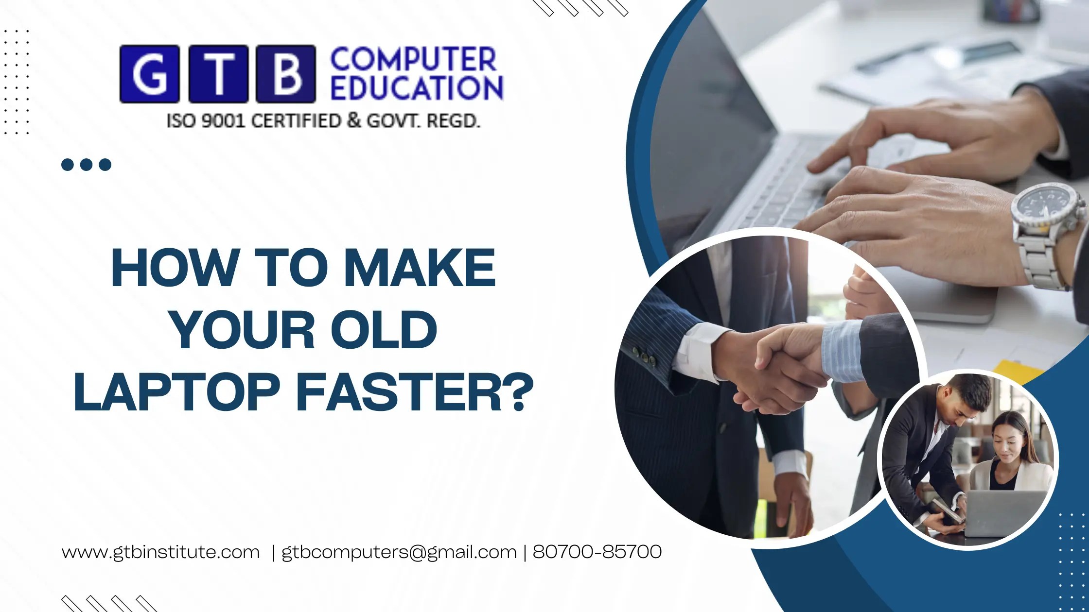 How to make old laptop faster?