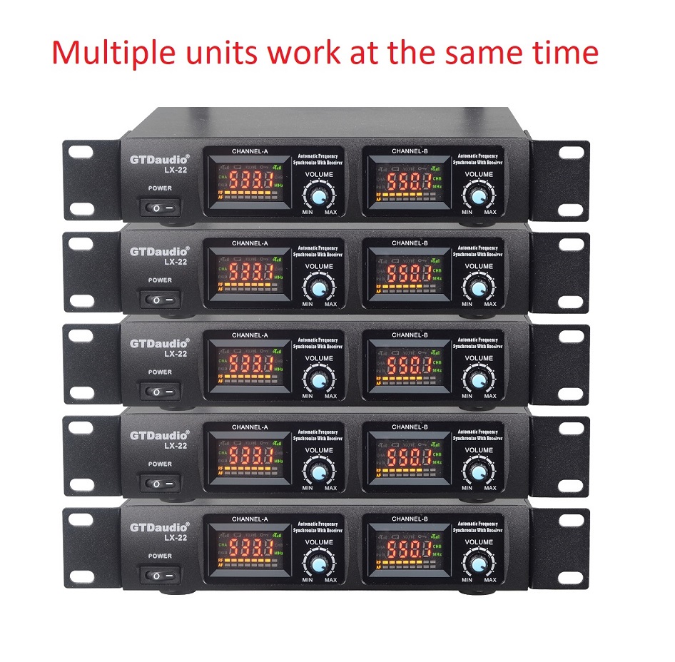 GTD Audio LX22 UHF 32 Selectable Frequency Channels Professional Wireless microphone Karaoke