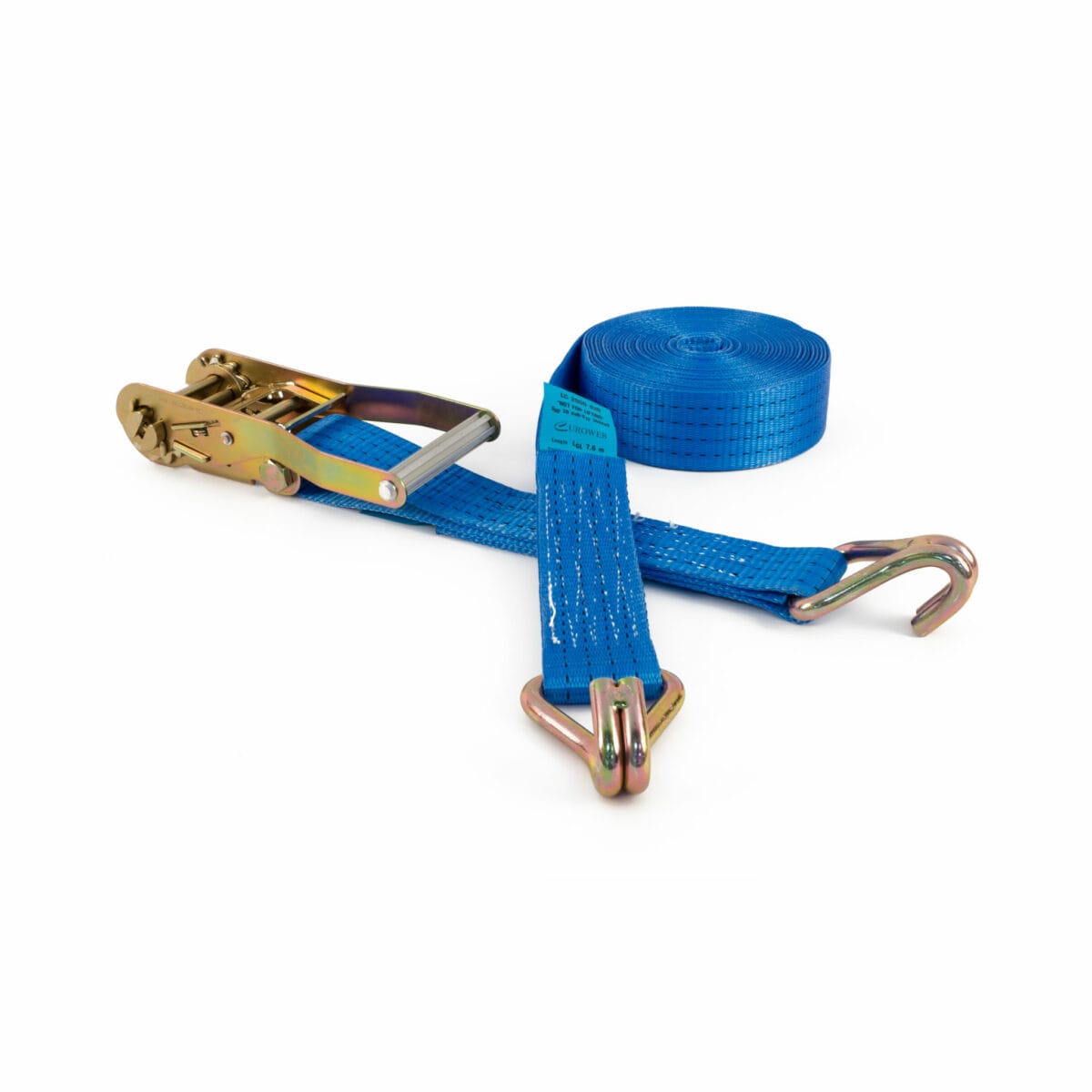 50mm Ratchet Straps with Wire Hooks rated to 4000Kg GTF