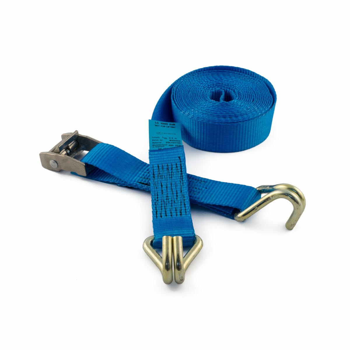 35mm Cam Buckle Straps with Wire Claw Hook rated to 600Kg GTF
