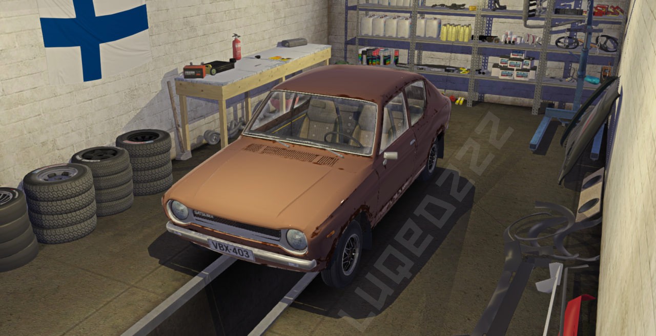 My Summer Car SaveGame (factory condition, garage full of tuning
