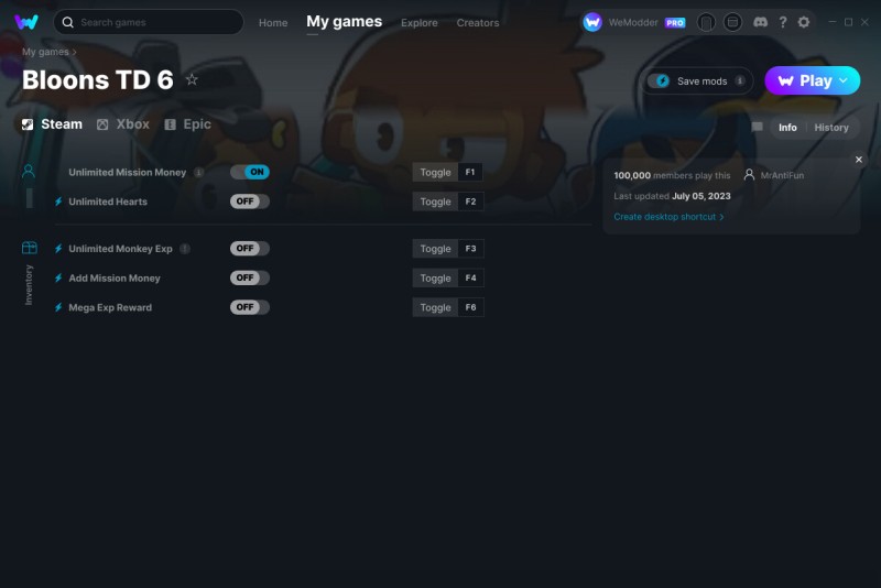 Bloons TD6 Trainer +4 v11.1.1818 Download GTrainers