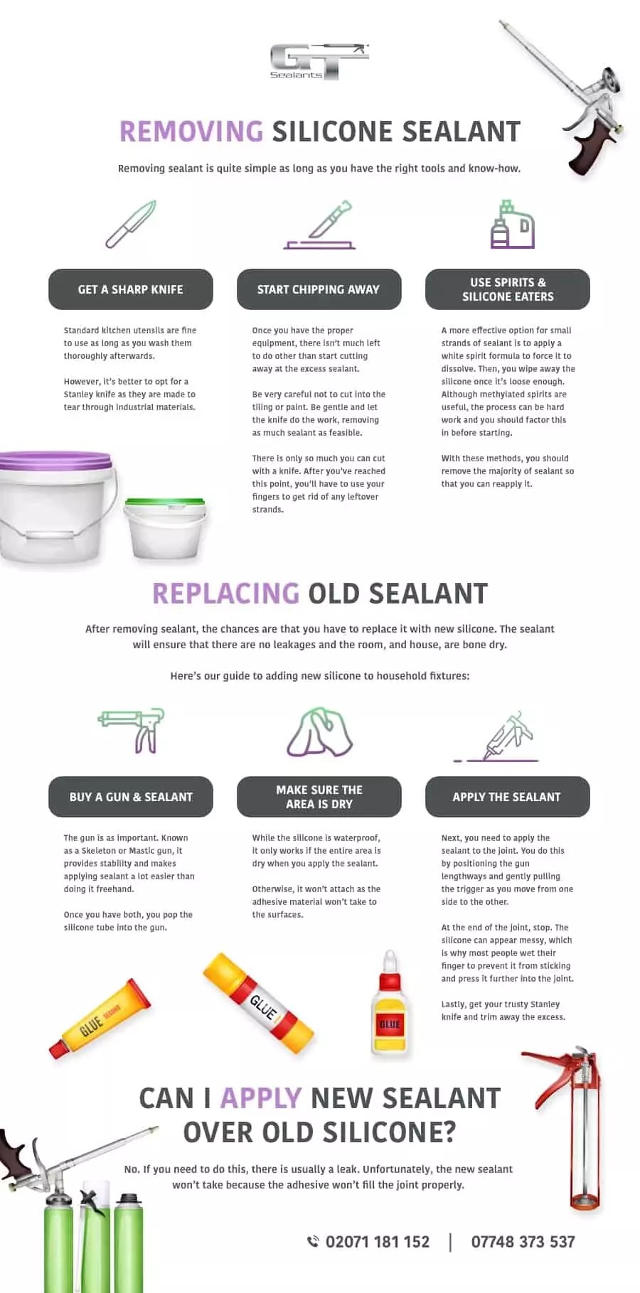 How To Remove Silicone Sealant Step By Step GT Sealants