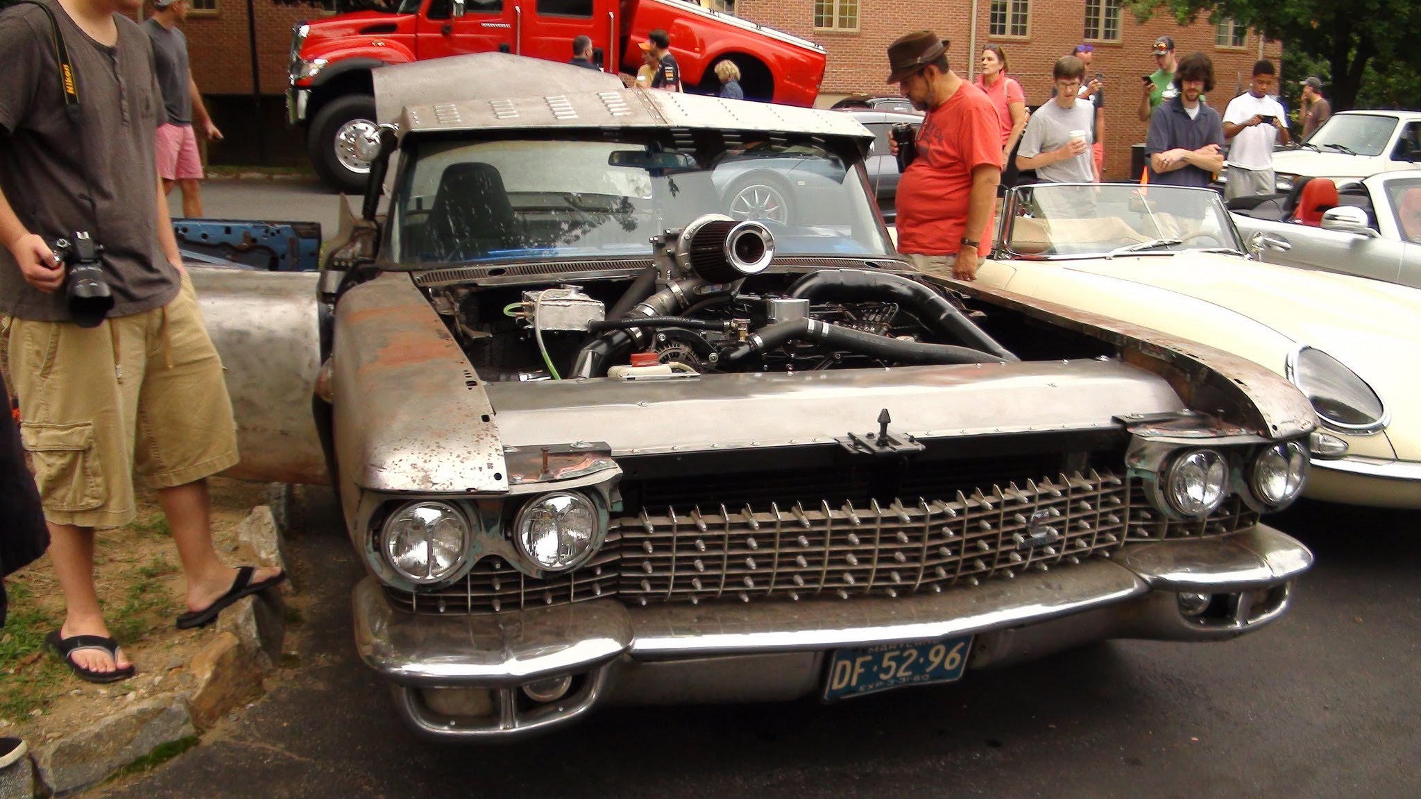 Custom Cadillac De Ville with a Supercharged Cummins Diesel Engine GT