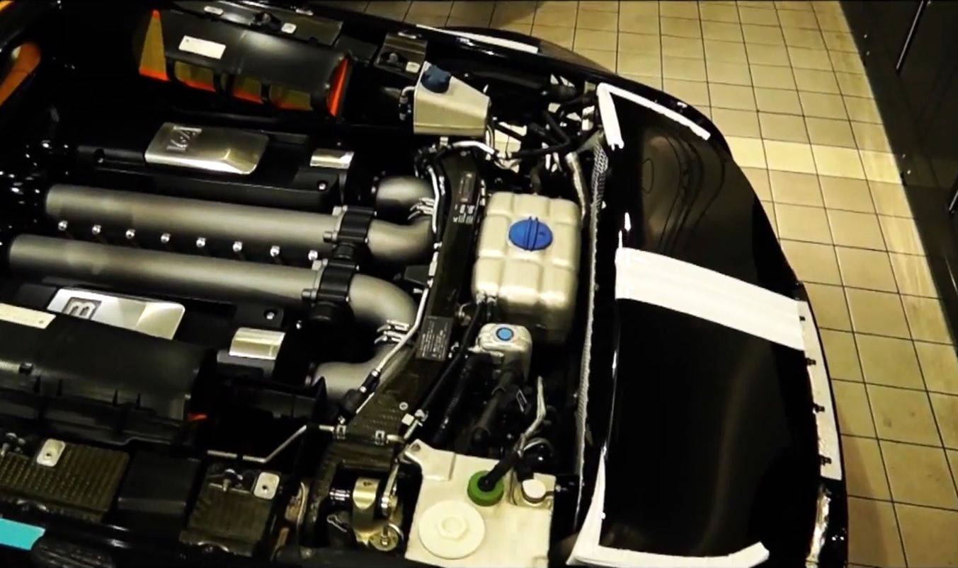 The most expensive exhaust system in the World is installed on this