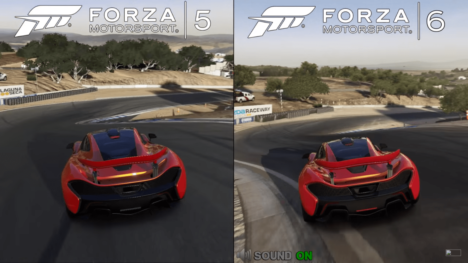 Forza 6 vs. Forza 5, Video Comparison! GT Speed