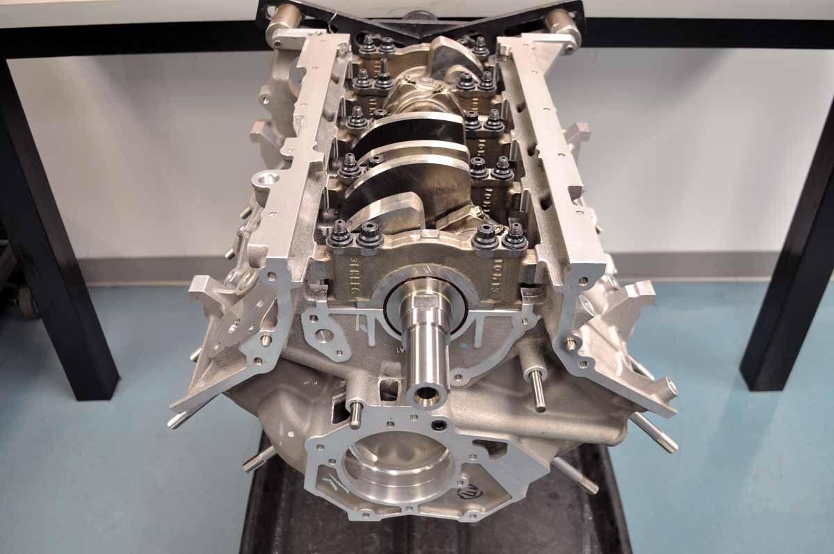 Ford Coyote V8 racing engine by Livernois Motorsports GT Speed