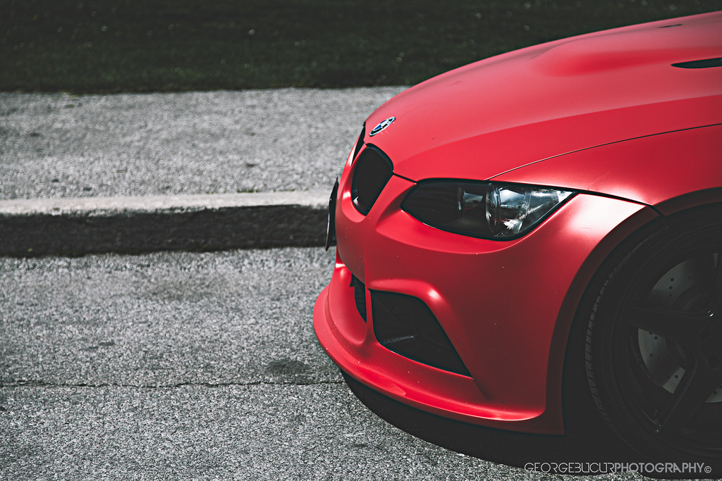 Photo Of The Day Red Devil Matte Red BMW M3 GTspirit