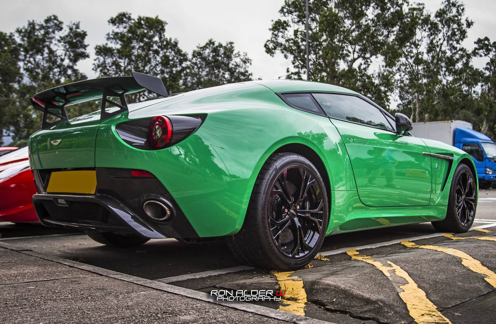Photo Of The Day: Green Aston Martin V12 Zagato - Gtspirit