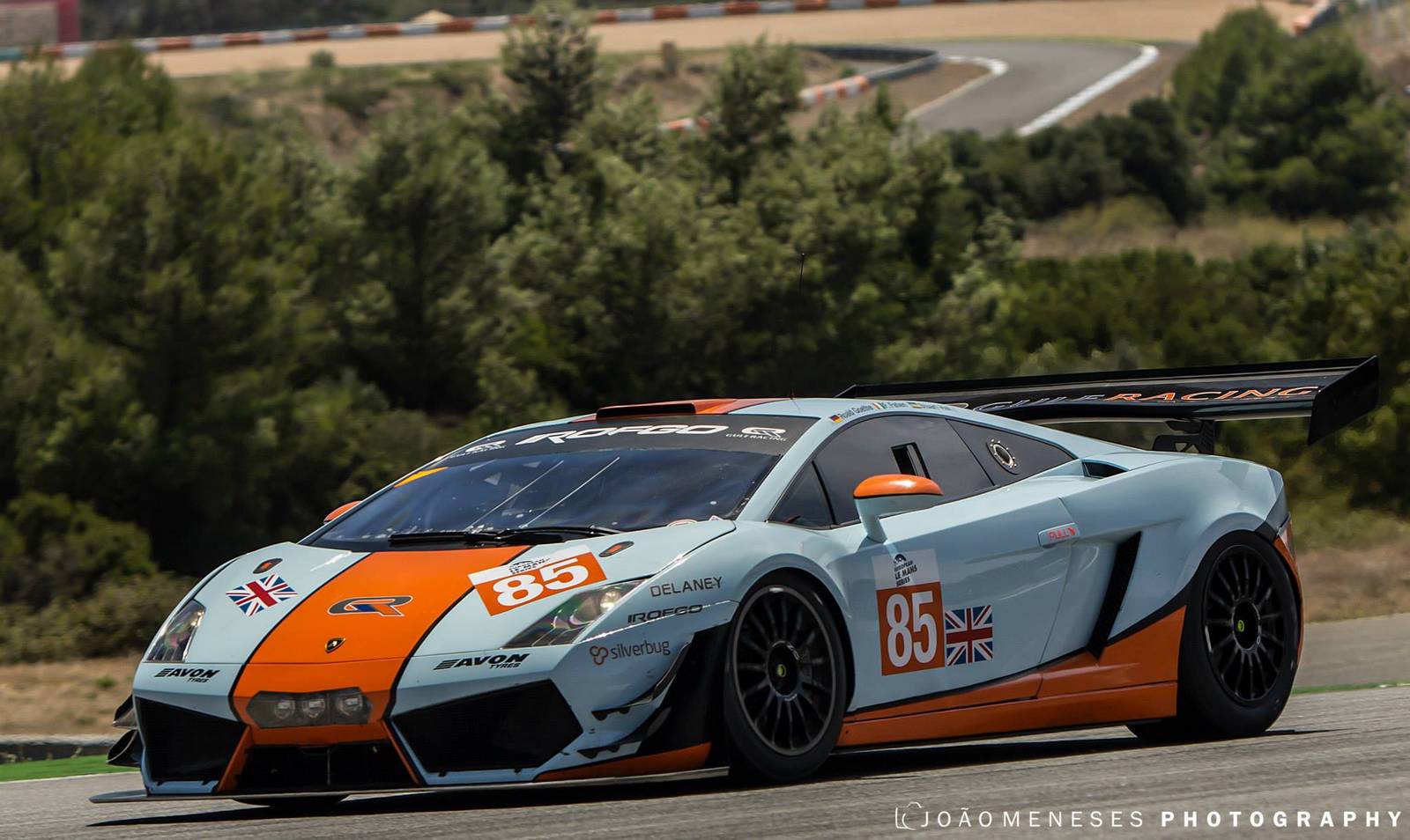 Gulf Racing Gallardo GT3 and Aston Martin