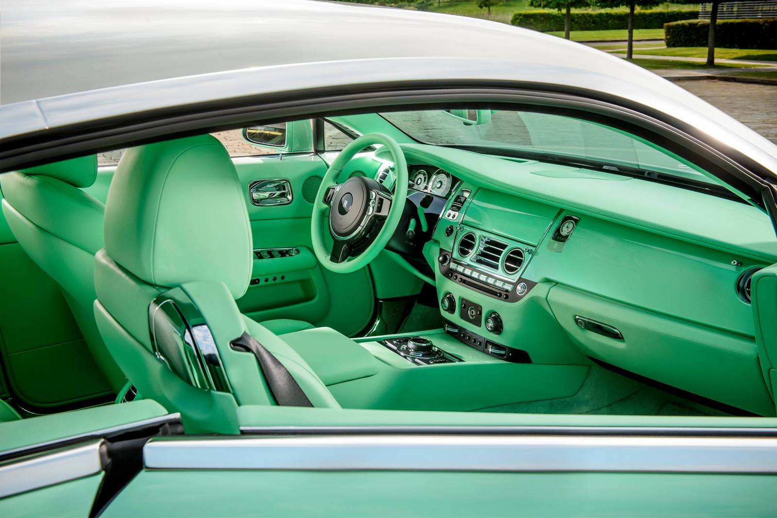 Bespoke Green RollsRoyce Wraith Built for Michael Fux GTspirit
