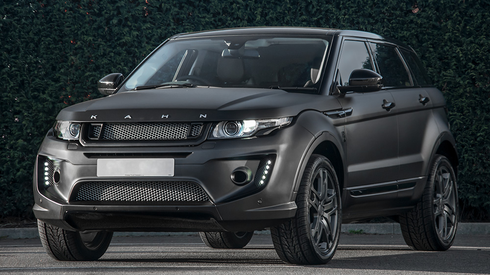Volcanic Grey Satin Range Rover Evoque by Kahn Design GTspirit