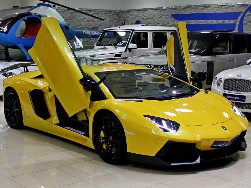Bold Yellow Aventador For Sale GTspirit