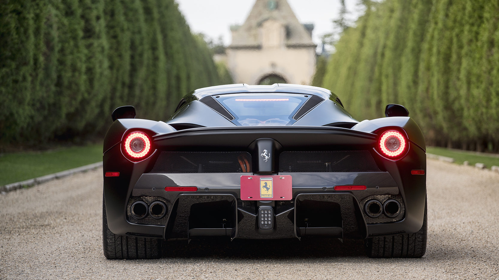 1 of 3 Nero DS Opaco Ferrari LaFerrari Bound for Mecum Auctions GTspirit