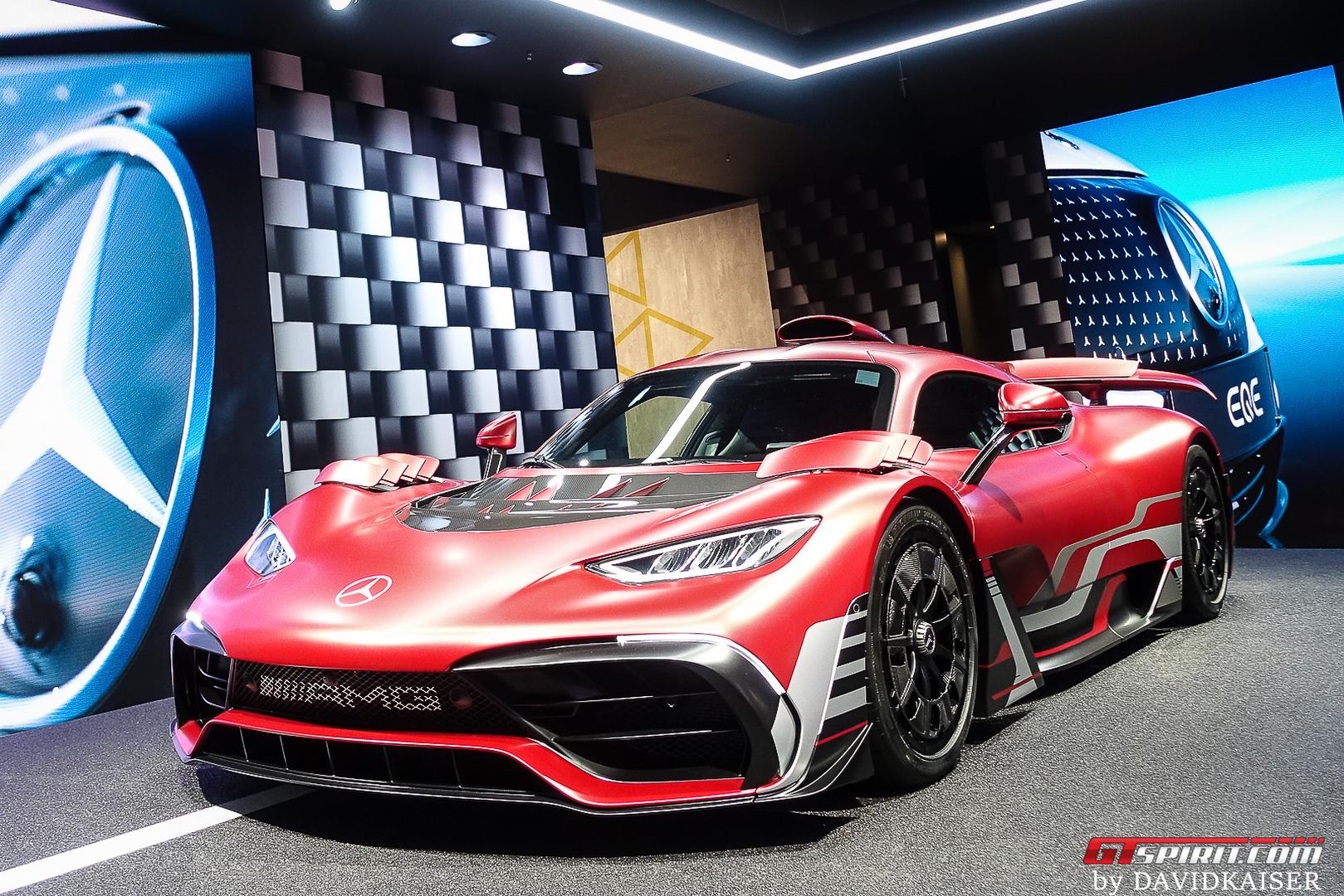 MercedesAMG One Stuns in Magno Red F1 Car for the Road is Almost