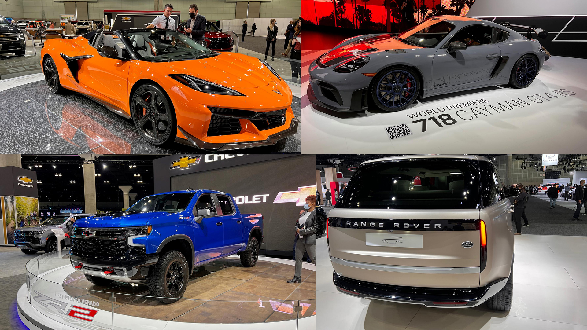 Auto Show Pics 2023 Live Photos: New Range Rover, Cayman Gt4 Rs, 2023 Corvette Z06 And More - Gtspirit