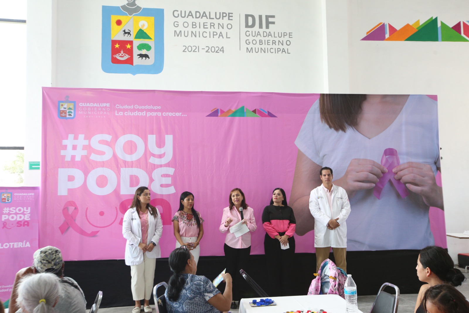 Llevan Campaña “Soy Poderosa” a Macro Centros Dif Guadalupe Sitio