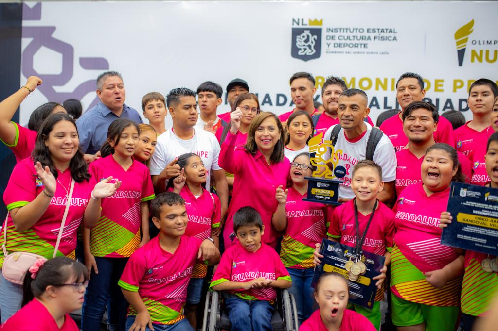 Refrenda Municipio de Guadalupe Campeonato en Paralimpiada por Onceava
