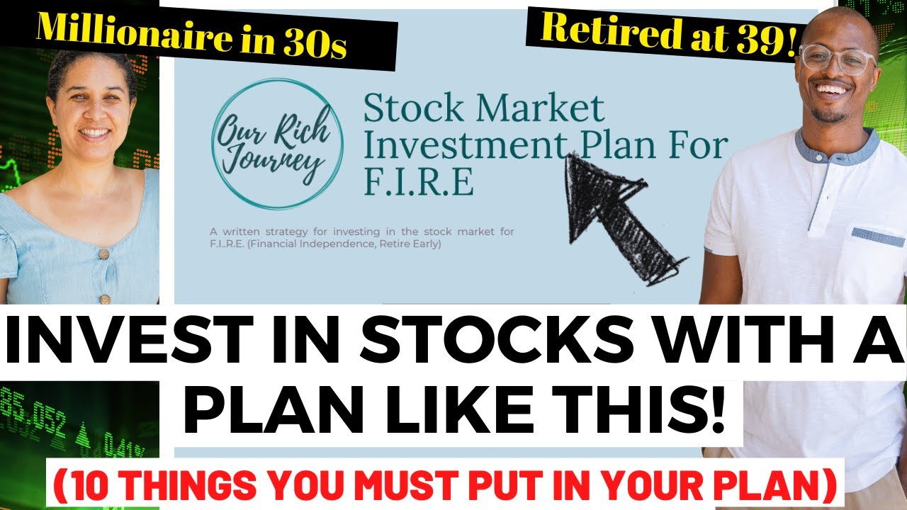 Our Stock Market Investment Plan for Financial Independence Here's