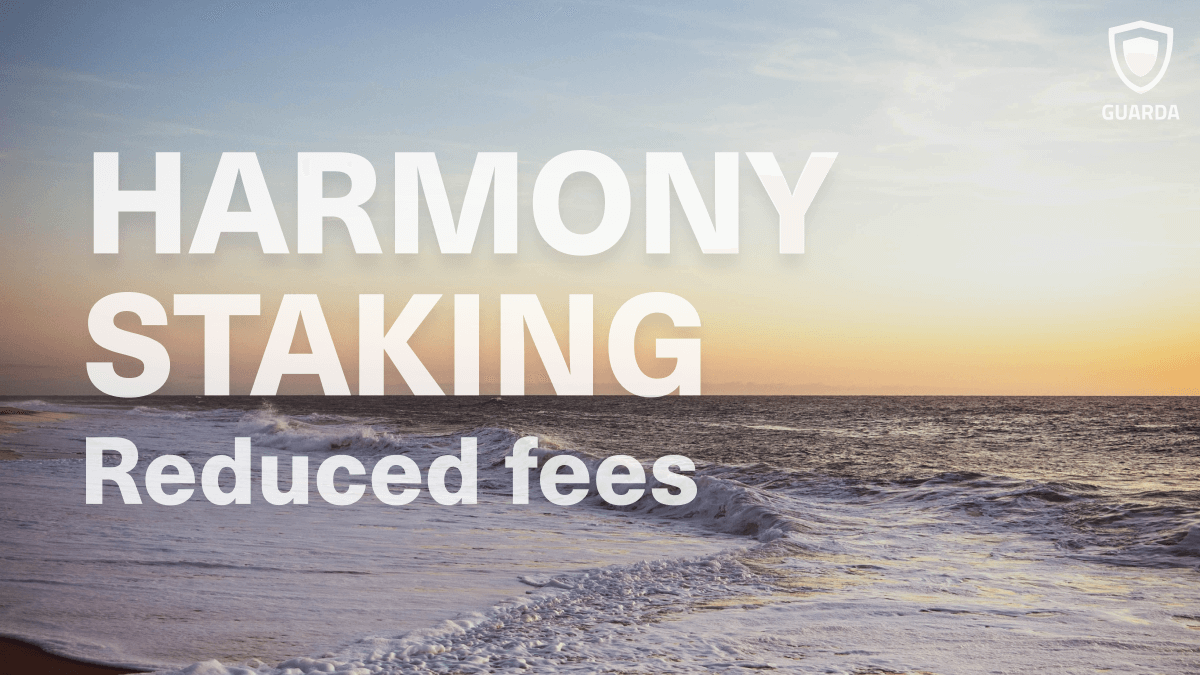 Harmony Staking Fees Cut in Half Guarda Blog