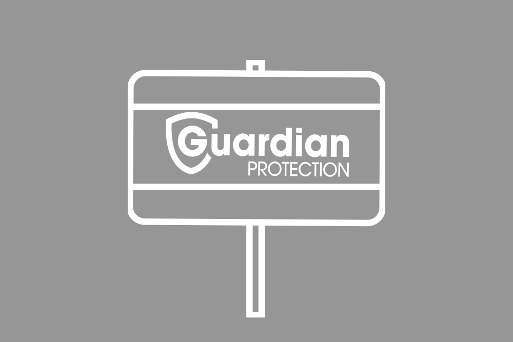 Can I get a yard sign or window stickers? Guardian Protection