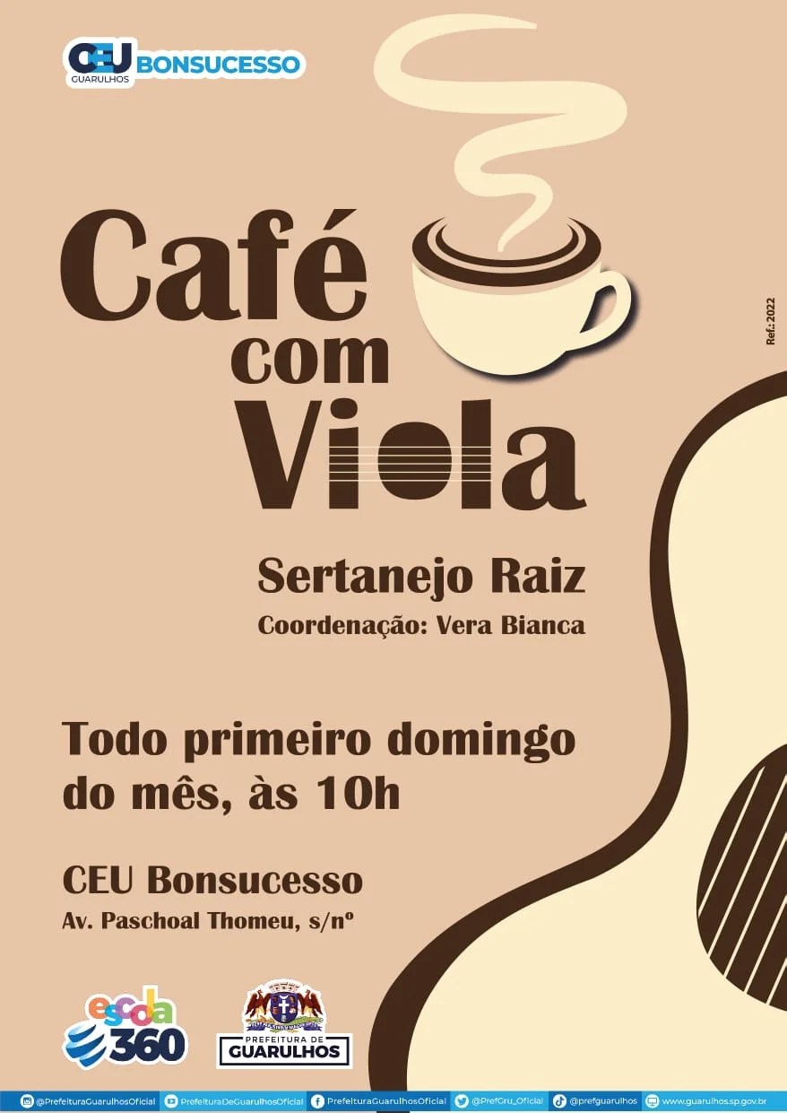 Café com Viola Especial Festa Junina Guarulhos Cultural
