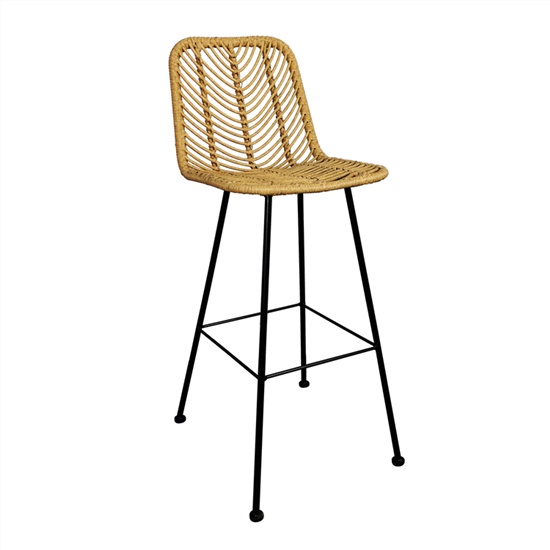 GR139 OUTDOOR GARDEN RATTAN BAR CHAIR