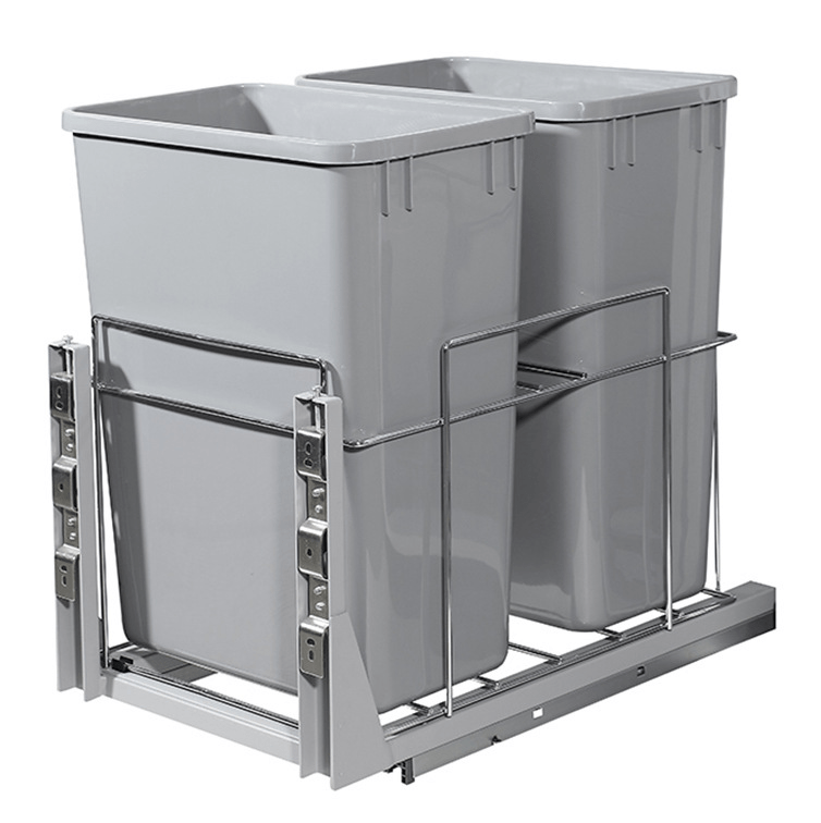 Kitchen Waste Bins, Pullout trash bins